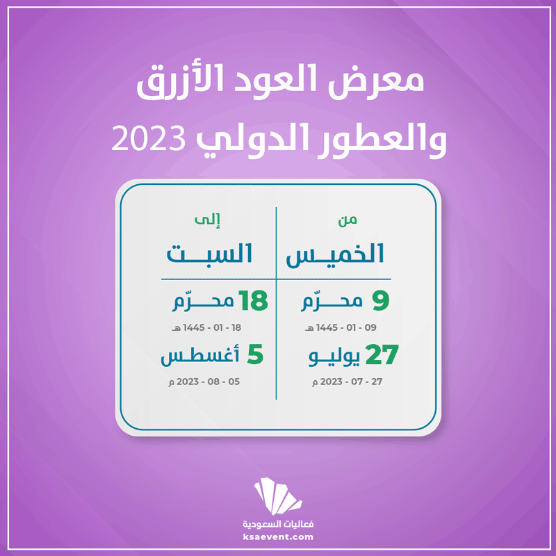 معرض العطور والعود الأزرق