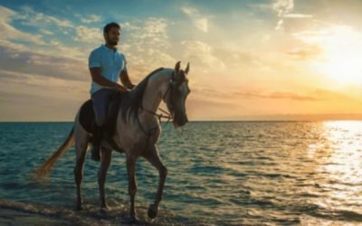 فروسية على شاطئ البحر في جدة