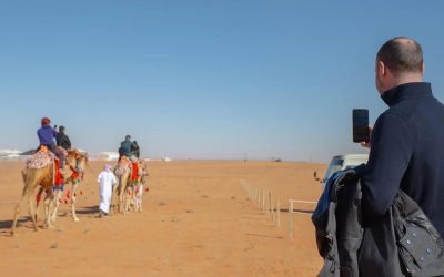 تجربة ركوب الإبل تستقطب أكثر من 700 زائر في مهرجان الملك عبدالعزيز للإبل