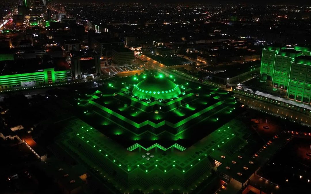 مباني وزارة الداخلية وإمارات المناطق تتزين بالأخضر احتفاءً باستضافة المملكة لكأس العالم 2034