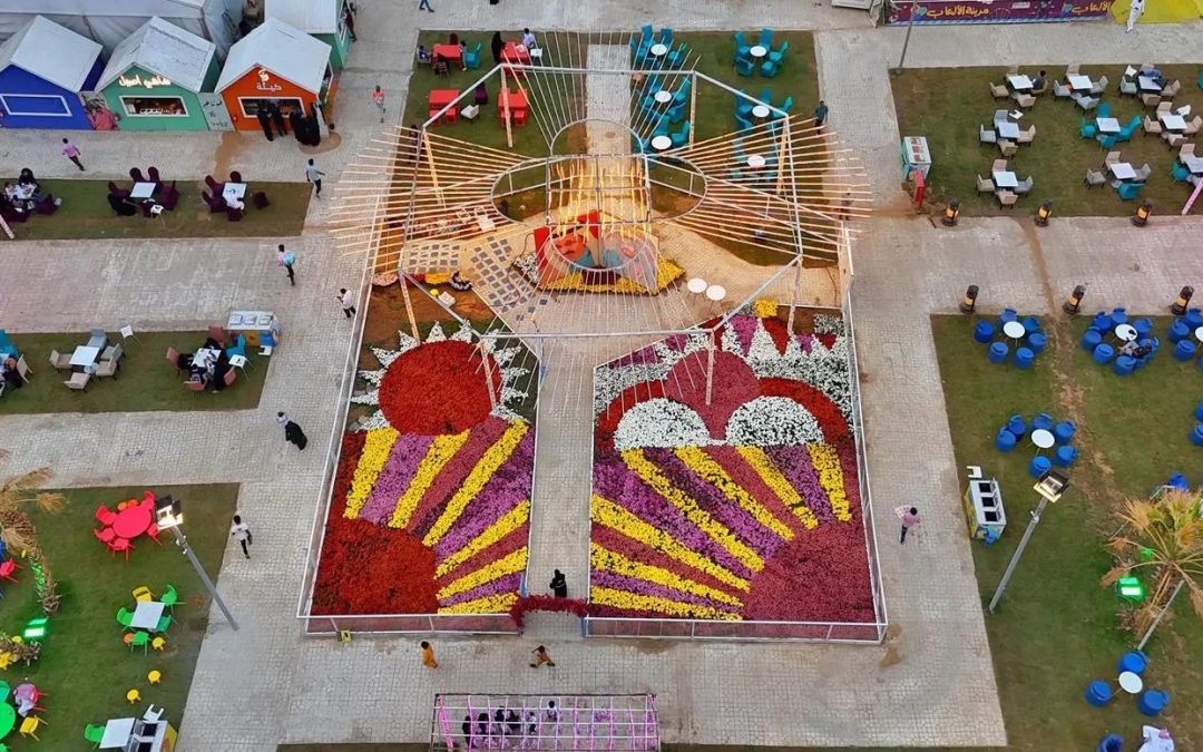 50 ألف زهرة تُزين سجادة مهرجان شتاء الباحة في المخواة وتبهر الزوار بجمالها