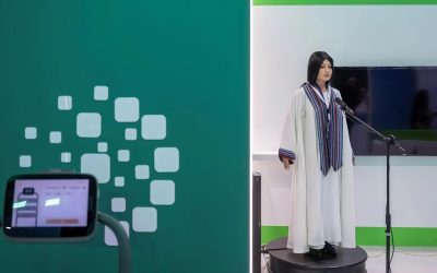 الروبوتات تشارك في معرض “فومكس” بالمنتدى السعودي للإعلام 2025