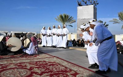 ألوان العرضة واللعب تنعشان احتفالات يوم التأسيس في أبها