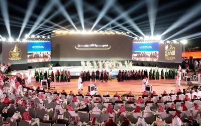“أمير جازان يرعى حفل تخريج الدفعة 20 من جامعة جازان ويكرم 8705 خريجًا وخريجة في ليلة الوفاء والتميز”