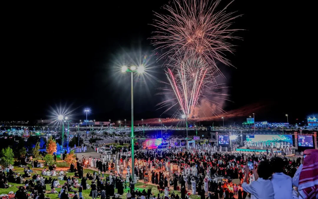انطلاق مهرجان العقيق الصيفي للتسوق والترفيه وسط فعاليات فنية مبهرة وجذب سياحي متزايد في الباحة