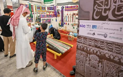 🧶 “حياكة السدو” تتألق في مهرجان بيت حائل 2025 كأحد رموز التراث البدوي والفن اليدوي الأصيل