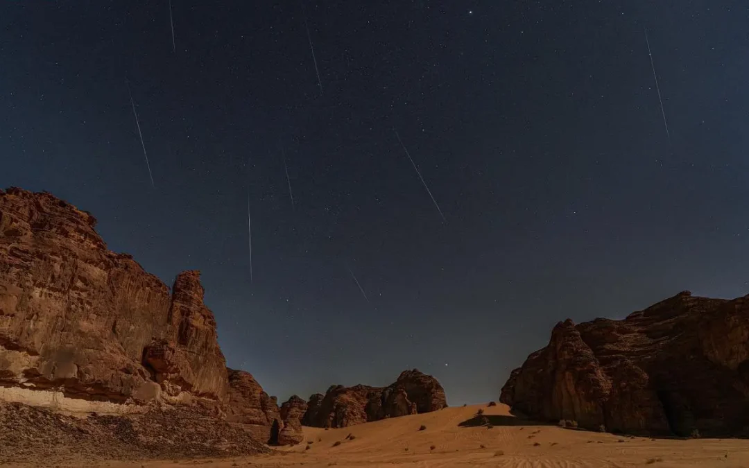 العُلا تستعد لرصد زخة شهب البرشاويات ضمن فعالية فلكية مميزة في “حرة العُلا”