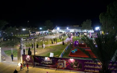 انطلاق فعاليات مهرجان “ليالي رفحاء” وسط إقبال كبير من الأهالي والزوار