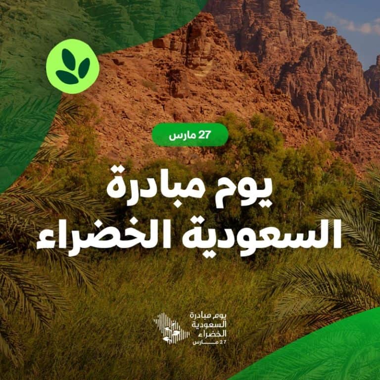يوم مبادرة السعودية الخضراء 2026 يعزز جهود الاستدامة وحماية البيئة في المملكة