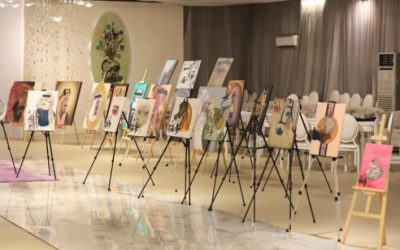 5 فنانات تشكيليات يقدّمن أعمالًا مجتمعية في معرض “ملهمات الفن” ببارق