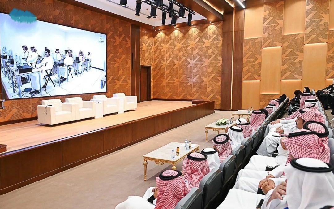 رئيس جامعة نجران يدشّن المعرض المصاحب لملتقى آفاق التميز البحثي وتحدياته