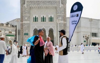 منظومة إرشاد ذكية وفرق راجلة لدعم تنقل ضيوف الرحمن داخل المسجد الحرام