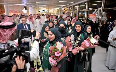 استقبال حافل لمنتخب المملكة للعلوم والهندسة بعد تحقيق 24 جائزة عالمية في آيسف 2026