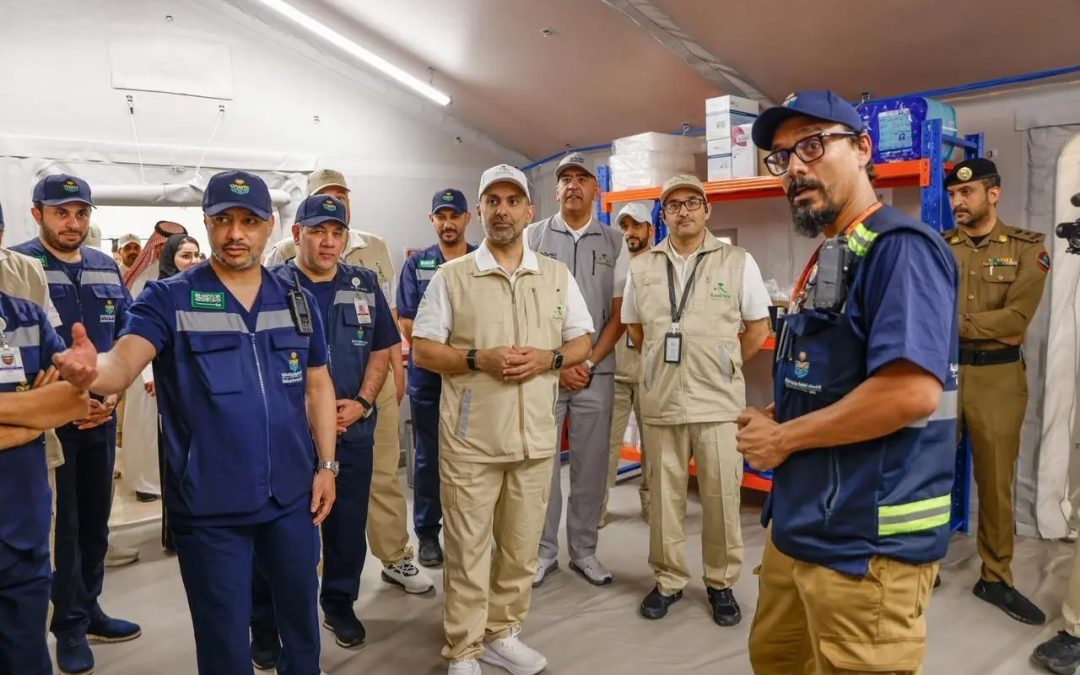 وزير الصحة يتفقد جاهزية مستشفى وزارة الداخلية الميداني بعرفات استعدادًا لخدمة الحجاج