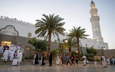 مسجد قباء يستقبل أعدادًا متزايدة من الحجاج خلال عشر ذي الحجة وسط خدمات متكاملة