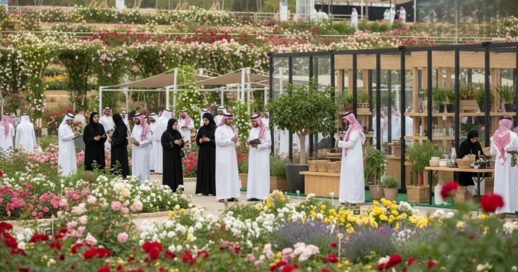 معرض ورد الطائف 2026 يواصل فعالياته في الرياض بتجارب عطرية وثقافية مستوحاة من إرث الورد الطائفي