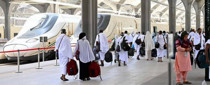 قطار الحرمين السريع يشغل أكثر من 5300 رحلة ويوفر 2.21 مليون مقعد لخدمة الحجاج