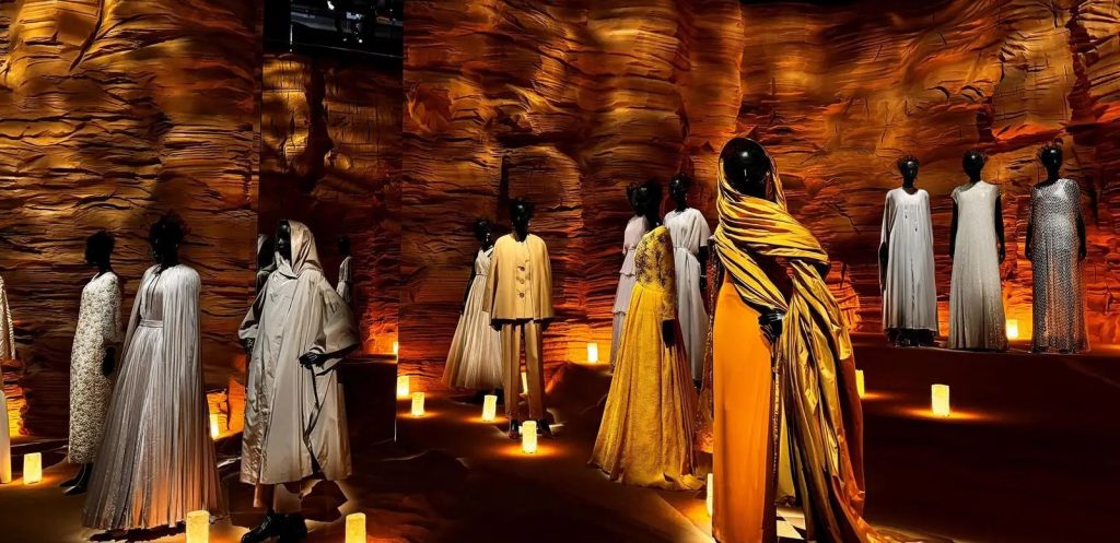 AlUla Oasis Illuminates "Christian Dior: Designer of Dreams" Creations at Riyadh Season 2024