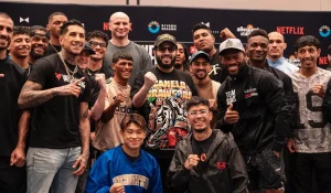 🥊 لاس فيغاس تحتضن فعاليات Grand Arrival.. كانيلو وكروفورد يشعلان أجواء أسبوع النزال الكبير برعاية موسم الرياض 2025