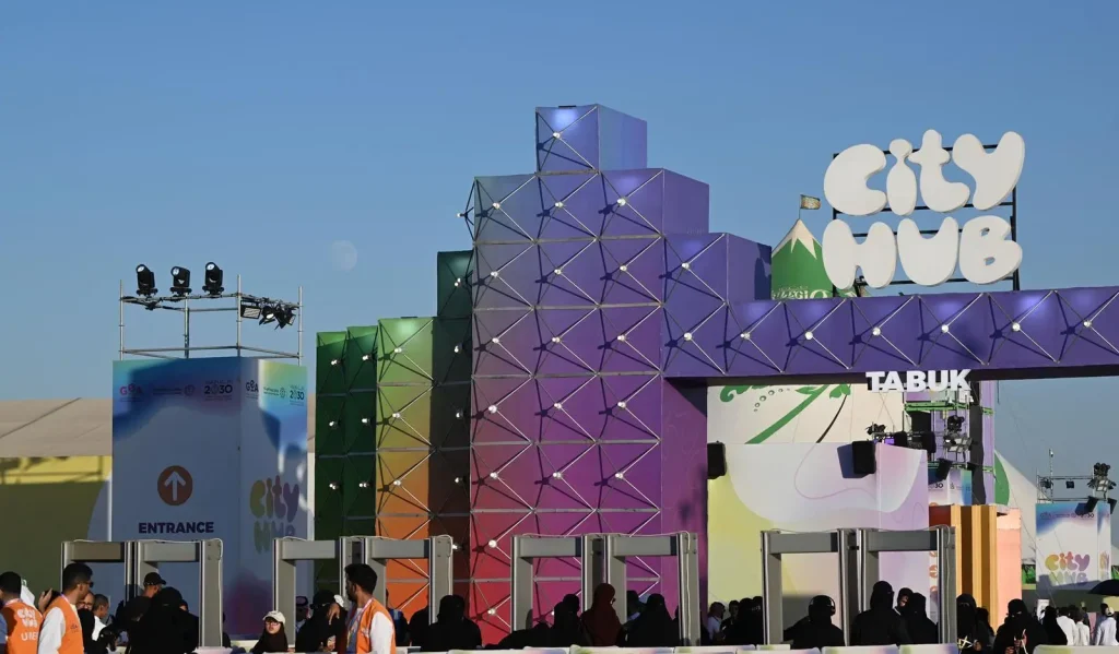 🎪 انطلاق فعاليات "سيتي هب" في تبوك بعروض عالمية وتجارب ترفيهية متنوعة