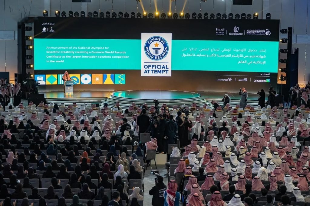 «موهبة» تسجل رقمًا قياسيًا عالميًا في موسوعة غينيس بأكبر مسابقة للحلول الابتكارية