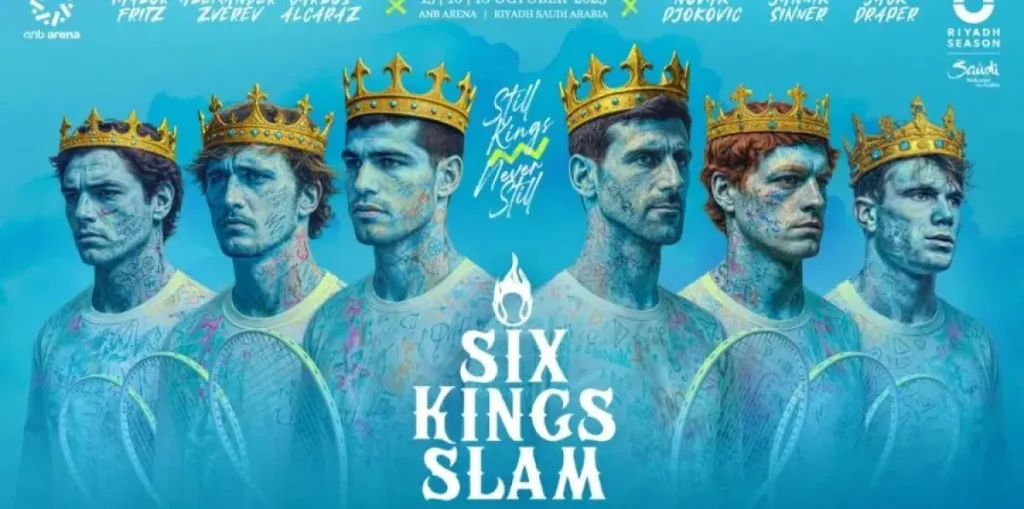 موسم الرياض 2026 يستضيف بطولة «Six Kings Slam» للتنس في ديسمبر بمشاركة 6 نجوم عالميين