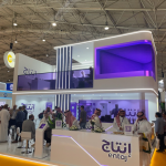 Entaj stand and visitors at Middle East Poultry Expo 2026 in Riyadh